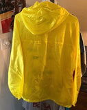 Vintage Yellow Light Polo Jeans company 1/4th zip Windbreaker sz M