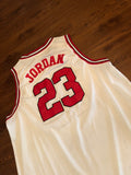 Vintage Michael Jordan Chicago Bulls Mitchell and Ness Stitched 1991-92 White Red Jersey sz 2x Great Vtg Condition