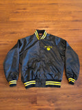 Vintage 70/80s Satin Ruger Firearms Black and Yellow Jacket sz L