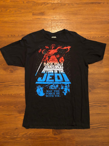 Vintage The Empire Strikes Back Return of The Jedi T-shirt sz L