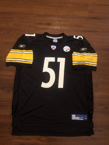 Vintage Pittsburgh Steelers James Farrior Jersey s xl