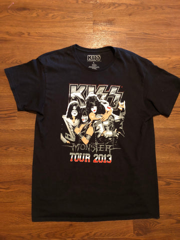 Vintage 2013 Kiss Tour T-shirt sz L