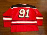 Vintage Steve And Barry’s Canada Stitched 91 Red Jersey sz L/Xl
